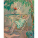 Reproductie van het schilderij van een jonge slapende meisje in een tuin - Henri Lebasque
