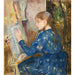 Reproduction of the painting Young Girl Writing - Berthe Morisot