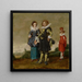 Jong stel wandelend met een page - Cirkel van Dirck Hals — ingelijst kunstwerk aan de muur
