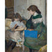 Reproduction of the painting Young Girls with Dog (Two of Alexandre Natanson's daughters) - Pierre Bonnard