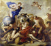 Jeugd die wordt verleid door de ondeugden - Luca Giordano — weergave van het kunstwerk