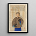 Portrait d'un homme - Jiang Yun — ingelijst kunstwerk aan de muur