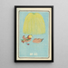 Catalogue illustré des bombes de jour n° 81 - Jinta Hirayama — framed artwork on a wall