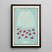 Catalogue illustré des bombes de jour n° 90 - Jinta Hirayama — framed artwork on a wall