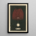 Fireworks at Night No. 53 - Jinta Hirayama — framed artwork on a wall