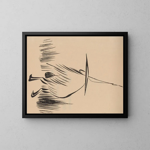 Hogajo Pl17 - Jiro Takeuchi — ingelijst kunstwerk aan de muur