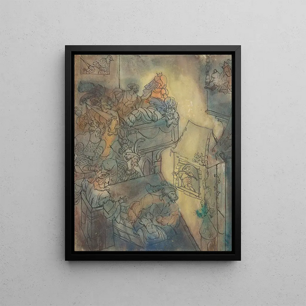Dalibor - Jan Novák — ingelijst kunstwerk aan de muur