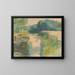 Landschap met rivier - John Thain — ingelijst kunstwerk aan de muur