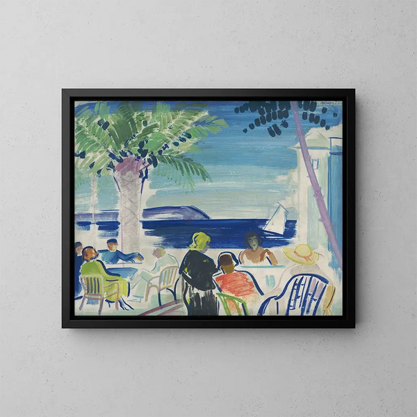 Côte d'Azur - János Vaszary — ingelijst kunstwerk aan de muur