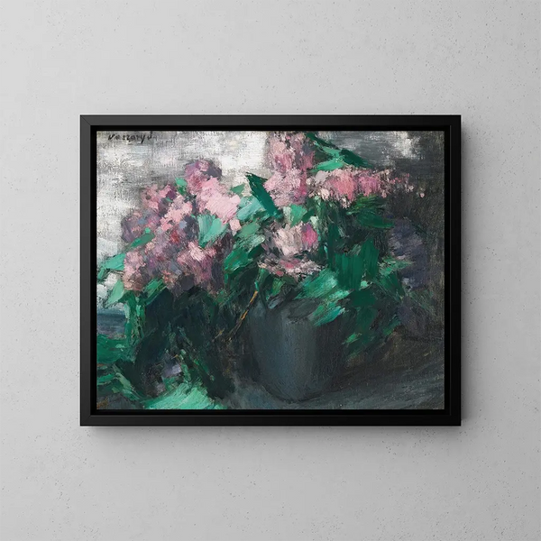 Lilas - János Vaszary — ingelijst kunstwerk aan de muur