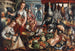 La Cuisine bien garnie avec Jésus dans la maison de Marthe et Marie en arrière-plan - Joachim Beuckelaer — artwork view