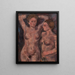 Vrouwen naakt - Joachim Weingart — ingelijst kunstwerk aan de muur