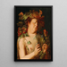 Bacchus - Joachim Wtewael — ingelijst kunstwerk aan de muur