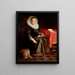 Portrait of Eva Wtewael - Joachim Wtewael — framed artwork on a wall