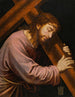 De Christus die het kruis draagt - Joan Macip — weergave van het kunstwerk