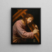 De Christus die het kruis draagt - Joan Macip — ingelijst kunstwerk aan de muur