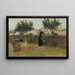 Terrasse - Joaquim Vayreda — framed artwork on a wall