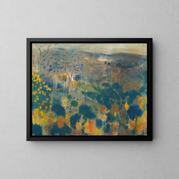 Landschap - Joaquín Mir Trinxet — ingelijst kunstwerk aan de muur