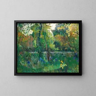 Joaquin Mir Trinxet - Riverbank In The Forest.webp