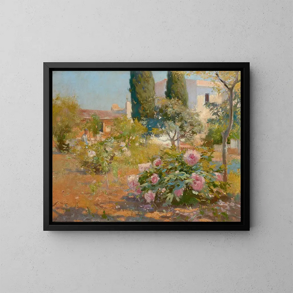 Tuin Spaans - Joaquín Mir Trinxet — ingelijst kunstwerk aan de muur