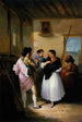 Maja et le torero - Joaquín Domínguez Bécquer — weergave van het kunstwerk