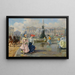La Place de la Concorde - Joaquín Pallares Allustante — ingelijst kunstwerk aan de muur