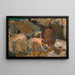 Kinderen die schelpen zoeken - Joaquín Sorolla — ingelijst kunstwerk aan de muur