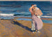 Vissersvrouw met haar zoon - Joaquín Sorolla — weergave van het kunstwerk