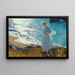 Mara op het strand in Biarritz of tegenlicht - Joaquín Sorolla — ingelijst kunstwerk aan de muur