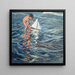 Het kleine zeilbootje - Joaquín Sorolla — ingelijst kunstwerk aan de muur