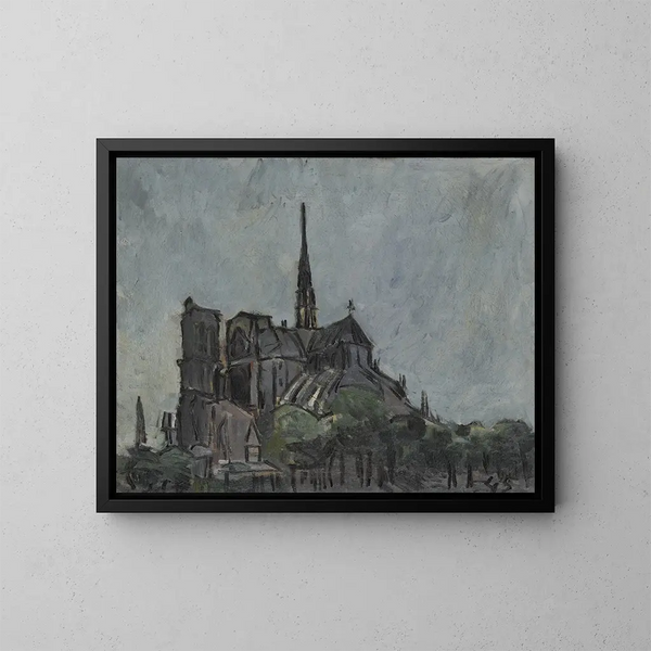 Notre-Dame - Joaquín Torres-García — ingelijst kunstwerk aan de muur