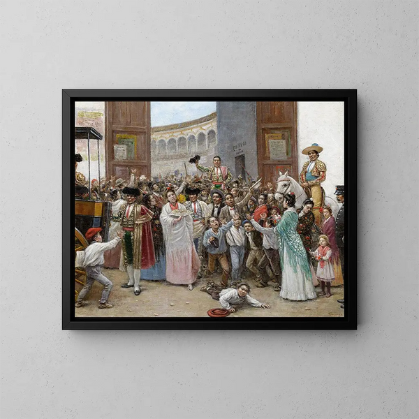 van de Triomfantelijke Uitgang van de Maestranza van Sevilla - Joaquín Turina y Areal — ingelijst kunstwerk aan de muur