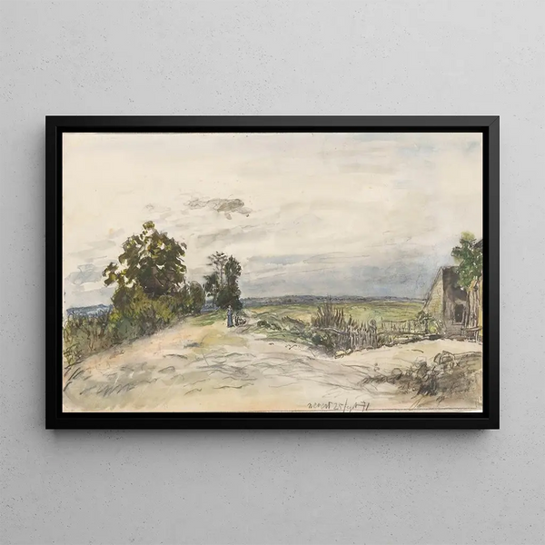 Johan Antonie de Jonge - Landschap bij Nevers.webp