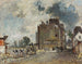 van de sloopwerkzaamheden in de Rue des Francs-Bourgeois Saint-Marcel - Johan Barthold Jongkind — weergave van het kunstwerk