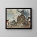 van de sloopwerkzaamheden in de Rue des Francs-Bourgeois Saint-Marcel - Johan Barthold Jongkind — ingelijst kunstwerk aan de muur