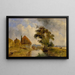 Environs de Bréda - Johan Barthold Jongkind — framed artwork on a wall