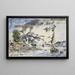 Visboot - Johan Barthold Jongkind — ingelijst kunstwerk aan de muur