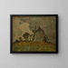 Landschap met een windmolen - Johan Barthold Jongkind — ingelijst kunstwerk aan de muur