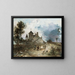 Het Kasteel Nivre - Johan Barthold Jongkind — ingelijst kunstwerk aan de muur