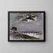 Marine schilderij bij stormweer - Johan Barthold Jongkind — ingelijst kunstwerk aan de muur