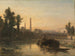 van een rivierzicht in Frankrijk, waarschijnlijk nabij Pontoise - Johan Barthold Jongkind — weergave van het kunstwerk