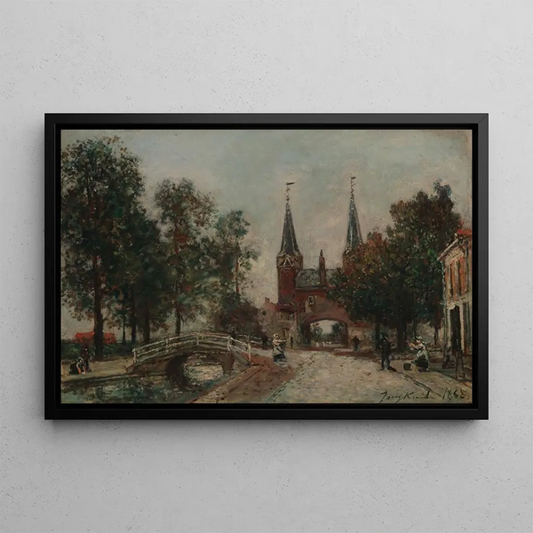Johan Barthold Jongkind - Scene at Delft.webp