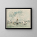 Het haven van Honfleur - Johan Barthold Jongkind — ingelijst kunstwerk aan de muur