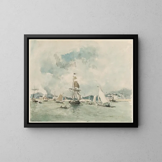 Johan Barthold Jongkind - The Port of Honfleur.webp