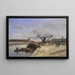 Uitzicht vanaf de Quai d'Orsay - Johan Barthold Jongkind — ingelijst kunstwerk aan de muur