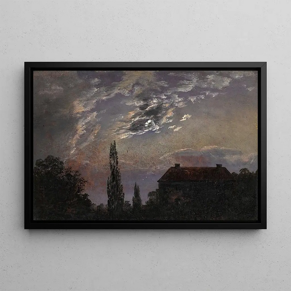 Johan Christian Dahl - Moonlit Landscape.webp