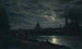View of Dresden in Moonlight - Johan Christian Dahl — artwork view