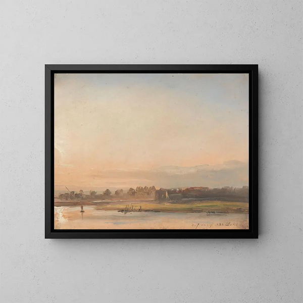 Johan Christian Dahl - View of the Elbe.webp