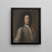 Gustave Funck 1670-1736 - Johan David Swartz — framed artwork on a wall