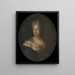 Prinses Sofia Charlotte - Johan David Swartz — ingelijst kunstwerk aan de muur